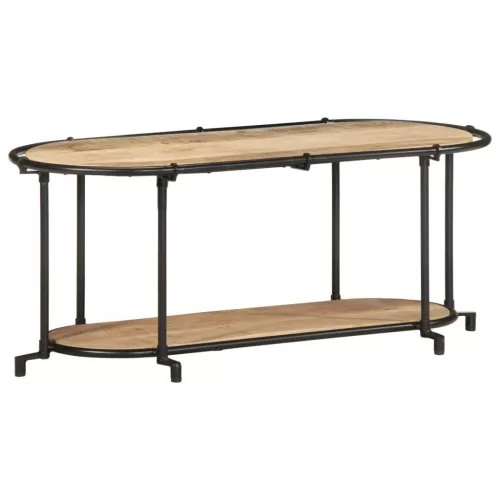  tömör nyers mangófa TV-szekrény 100 x 42 x 40 cm