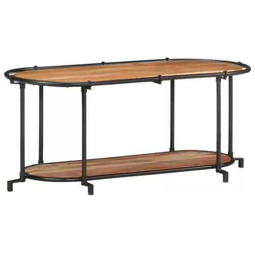  tömör akácfa TV-szekrény 100 x 42 x 40 cm