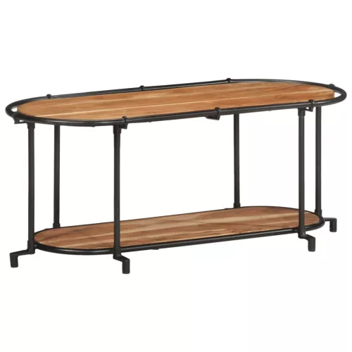  tömör akácfa TV-szekrény 100 x 42 x 40 cm