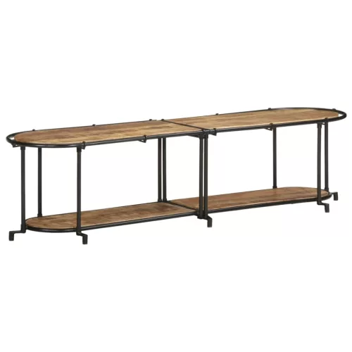  tömör nyers mangófa TV-szekrény 160 x 42 x 40 cm