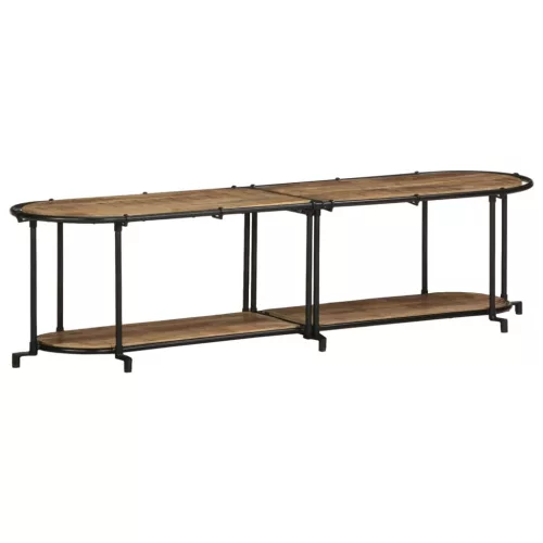  tömör nyers mangófa TV-szekrény 160 x 42 x 40 cm