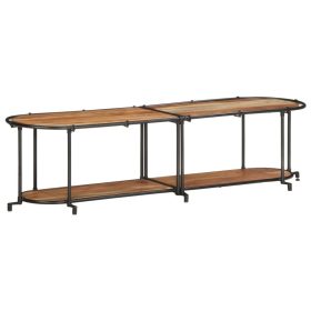  tömör akácfa TV-szekrény 160 x 42 x 40 cm