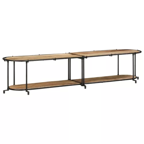  tömör nyers mangófa TV-szekrény 200 x 42 x 40 cm