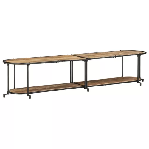  tömör nyers mangófa TV-szekrény 200 x 42 x 40 cm