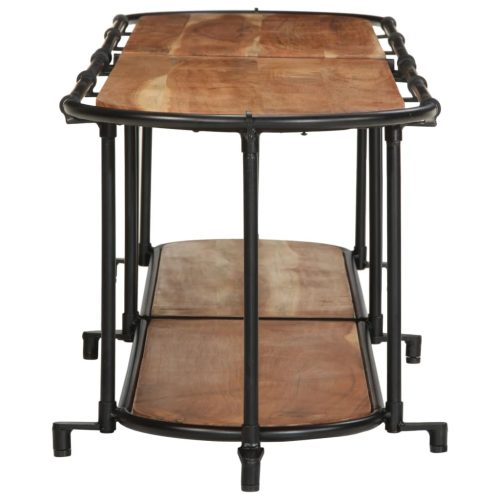  tömör akácfa TV-szekrény 200 x 42 x 40 cm