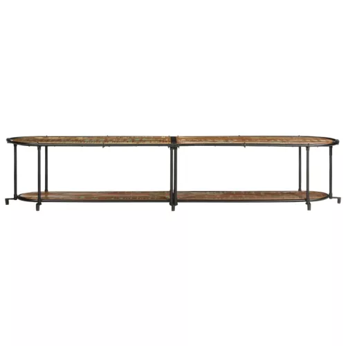  tömör újrahasznosított fa TV-szekrény 200 x 42 x 40 cm