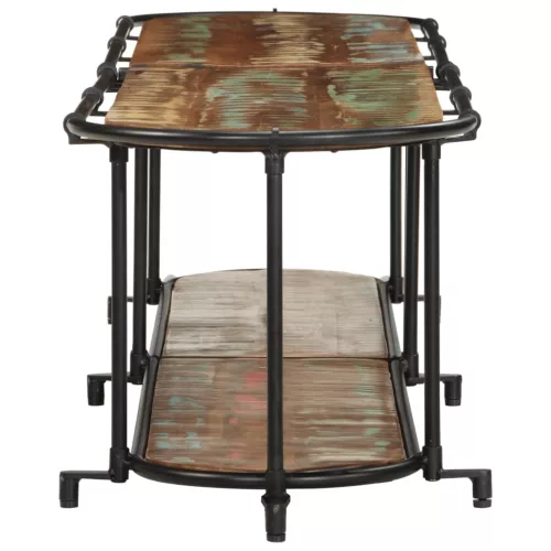  tömör újrahasznosított fa TV-szekrény 200 x 42 x 40 cm