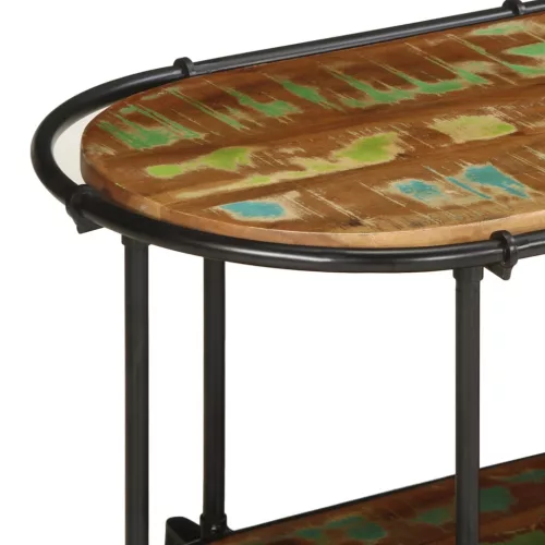  tömör újrahasznosított fa TV-szekrény 200 x 42 x 40 cm