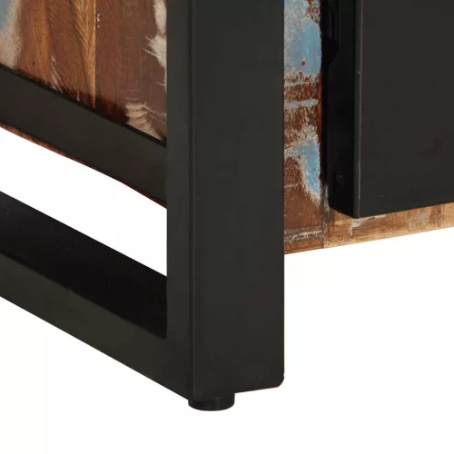  Tálaló többszínű 55x35x70 cm Tömör fa újrahasznosított