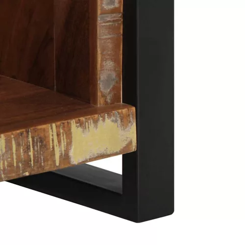  éjjeliszekrény 40x30x80 cm tömörfa, újrahasznosított fa