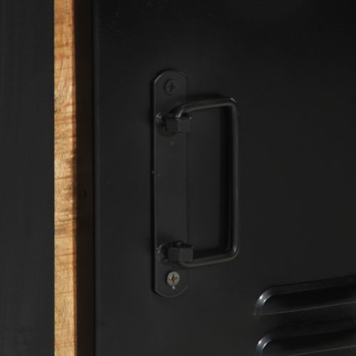  Fürdőszoba Szekrény 40x35x75 cm Tömör Fa Durva Mangó