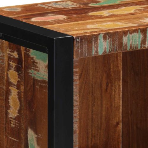  fürdőszoba szekrény 40x30x90 cm tömörfa, újrahasznosított fa