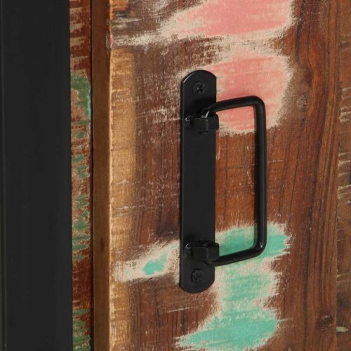  fürdőszoba szekrény 40x30x90 cm tömörfa, újrahasznosított fa