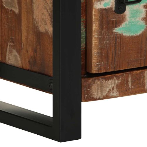  fürdőszoba szekrény 40x30x90 cm tömörfa, újrahasznosított fa