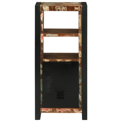  Fürdőszobai Faliszekrény 40x30x90 cm Tömör Fa Újrahasznosított