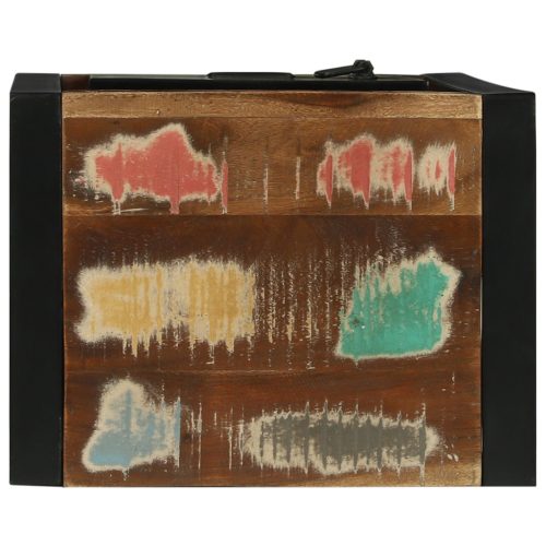  Fürdőszobai Faliszekrény 40x30x90 cm Tömör Fa Újrahasznosított