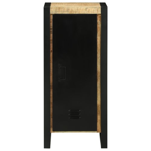  Fürdőszoba Fali Szekrény 40x35x90 cm Tömör Durva Fa Mangó