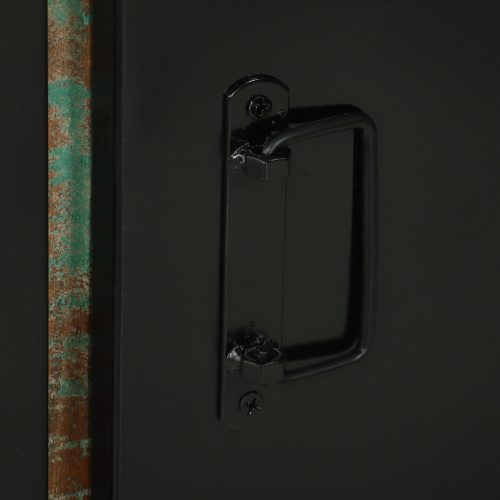  Fürdőszobai Faliszekrény 40x35x90 cm Tömör Fa Újrahasznosított