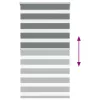  zebrafüggönnyel sötét szürke szövetszélesség 85,9 cm poliészter