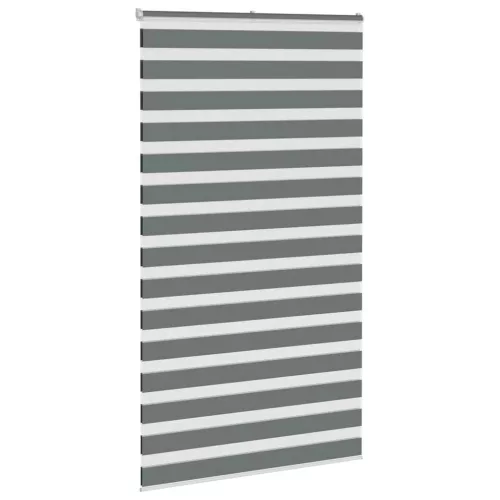  zebrafüggönnyel sötét szürke szövetszélesség 130,9cm poliészter
