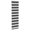  zebrafüggönnyel fekete szövetszélesség 45,9 cm poliészter