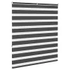  zebrafüggönnyel fekete szövetszélesség 130,9 cm poliészter