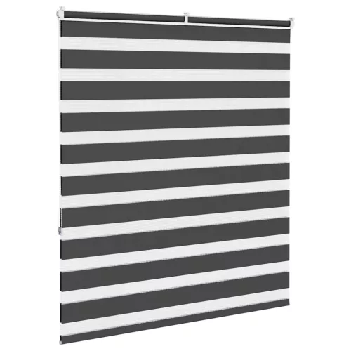  zebrafüggönnyel fekete szövetszélesség 130,9 cm poliészter