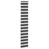  zebrafüggönnyel fekete szövetszélesség 35,9 cm poliészter