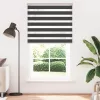  zebrafüggönnyel fekete szövetszélesség 105,9 cm poliészter