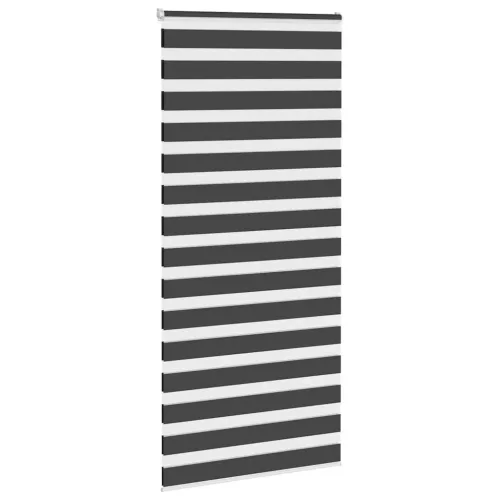  zebrafüggönnyel fekete szövetszélesség 105,9 cm poliészter