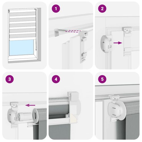  zebrafüggönnyel 130x100 cm szövetszélesség 125,9cm poliészter