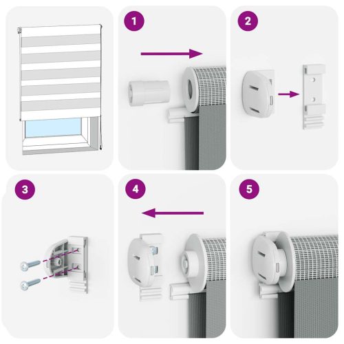  zebrafüggönnyel 60x150 cm szövetszélesség 55,9 cm poliészter