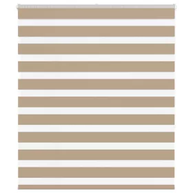   zebrafüggönnyel homokbarna szövetszélesség 115,9 cm poliészter