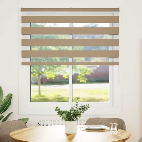  zebrafüggönnyel homokbarna szövetszélesség 115,9 cm poliészter