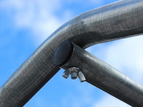 TP 2,4x3,6m ponyvagarázs, PVC 800N ponyva - zöld