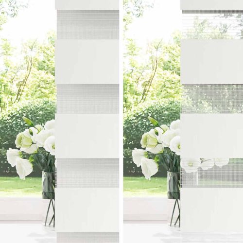  zebrafüggönnyel fehér szövetszélesség 70,9 cm poliészter