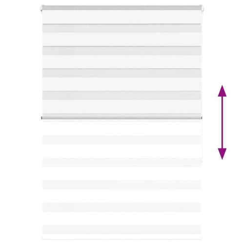  zebrafüggönnyel fehér szövetszélesség 110,9 cm poliészter