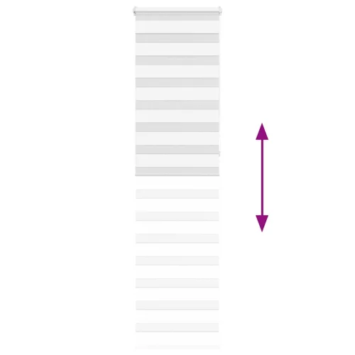  zebrafüggönnyel fehér szövetszélesség 50,9 cm poliészter