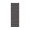  pliszírozott redőny fekete 45x150 cm szövetszélesség 44,4 cm