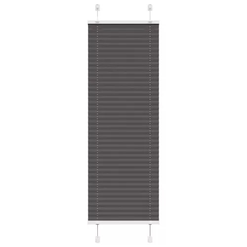  pliszírozott redőny fekete 45x150 cm szövetszélesség 44,4 cm