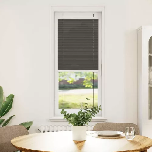  pliszírozott redőny fekete 45x150 cm szövetszélesség 44,4 cm