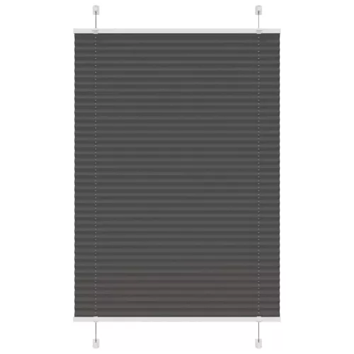  pliszírozott redőny fekete 90x150 cm szövetszélesség 89,4 cm