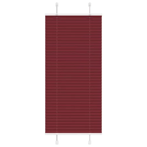  pliszírozott redőny Bordeaux piros 55x100 cm Szövetszélesség