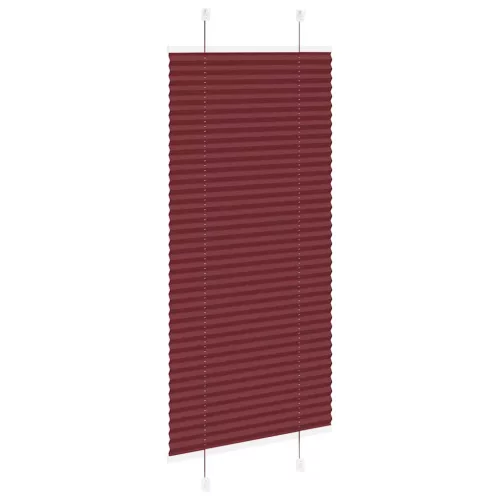  pliszírozott redőny Bordeaux piros 55x100 cm Szövetszélesség