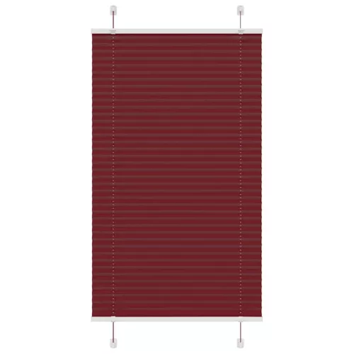  pliszírozott redőny Bordeaux piros 70x100 cm szövetszélesség