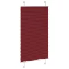  pliszírozott redőny Bordeaux piros 70x100 cm szövetszélesség