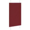  pliszírozott redőny Bordeaux piros 70x100 cm szövetszélesség
