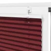  pliszírozott redőny Bordeaux piros 70x100 cm szövetszélesség