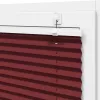  pliszírozott redőny Bordeaux piros 70x100 cm szövetszélesség