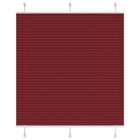    pliszírozott redőny Bordeaux piros 115x100 cm szövetszélesség
